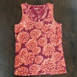 Brooklyn Industries Flower Print Tank XS